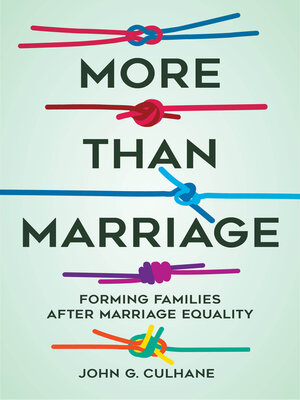 cover image of More Than Marriage
